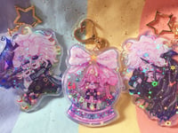 3inch holographic acrylic keychains