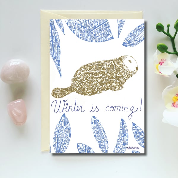 Image of Greeting Card *Winter is Coming!*
