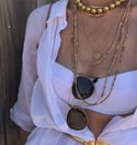 Antique Clay Necklace 