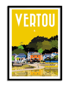 Image of Vertou "La Chaussée des Moines" 500 x 700 mm