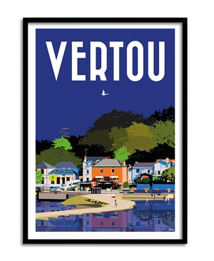 Image of Vertou  "La chaussée des Moines" 400 x 300 mm