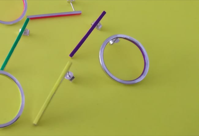 Pendientes Iguais xs