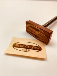 Hand Crafted 100% (oval)