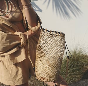 Image of Island Backpack - Medium with Black String