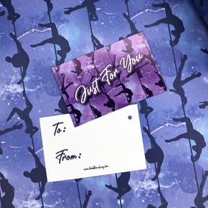 Purple Pole Dance Gift Wrap