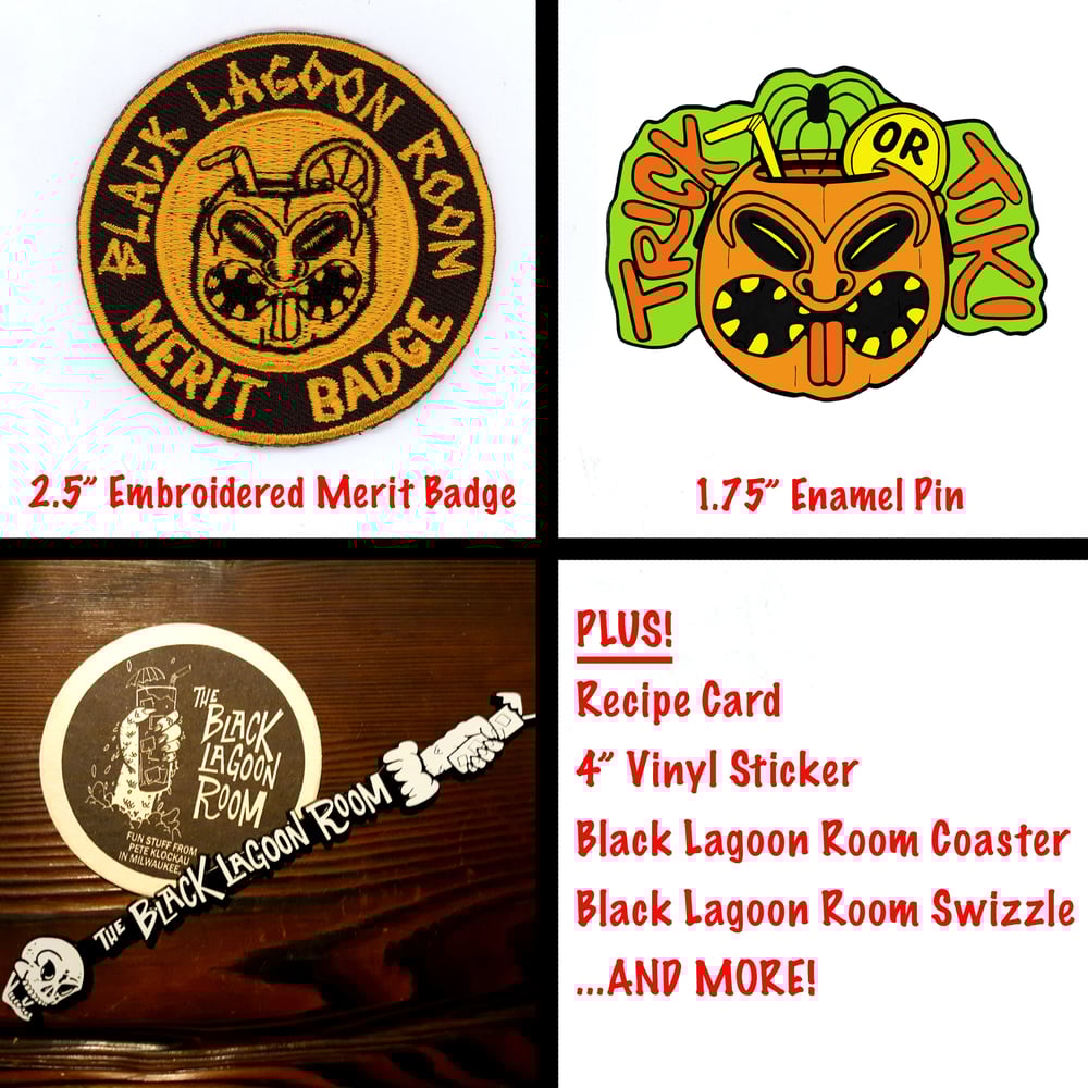 TRICK OR TIKI Limited Edition Halloween Pumpkin Pail 16oz Tiki Mug w/ Movable Handle