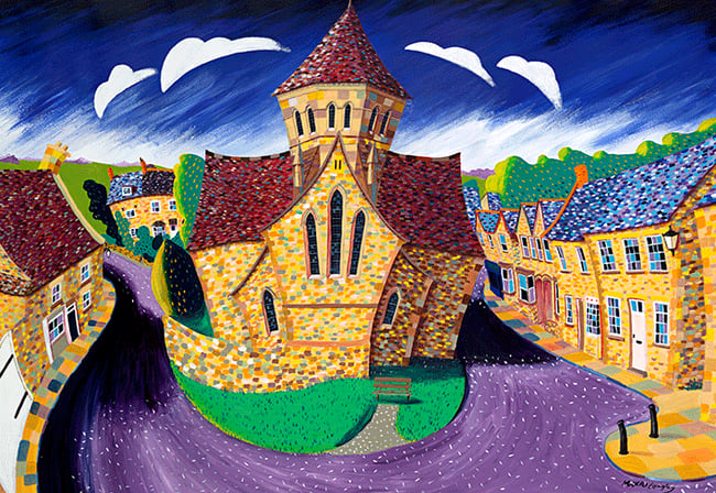 Jesus Church, Oundle Print