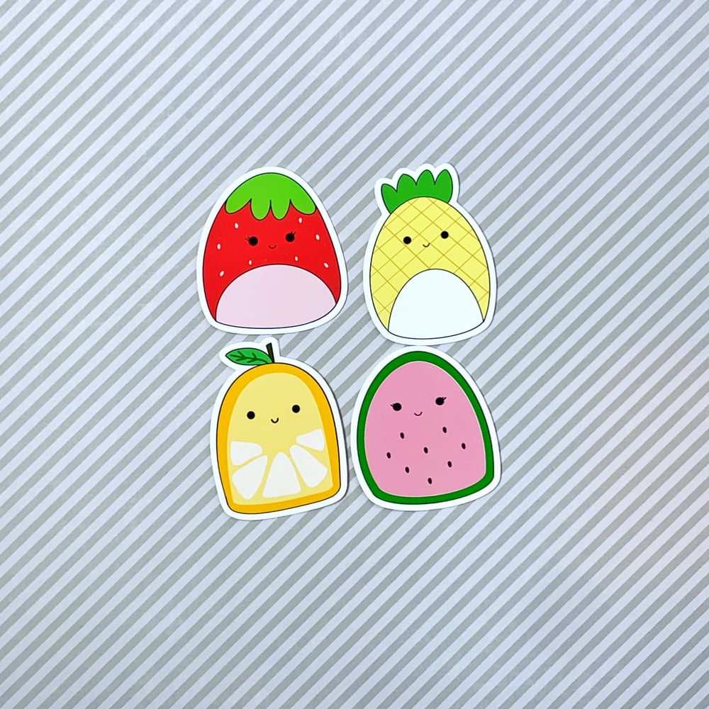 Image of Fruit Squishmallow Stickers