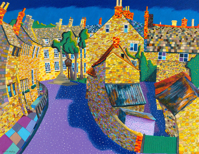 Brigstock, Church Street Print