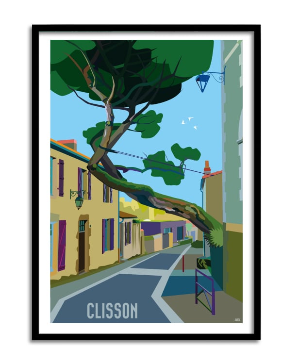 Image of Clisson "l'Arbre" 700x500 mm