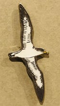 Cory’s Shearwater - Scilly Pelagics Range - Enamel Pin Badge