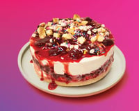 Strawberry Cheesecake Froyo Cake