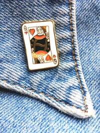 Image 1 of Queen of Hearts Enamel Pin