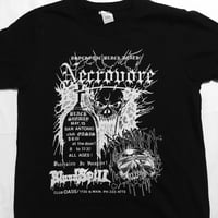 Image 3 of NECROVORE - CLUB OASIS SHOW FLYER III (WHITE PRINT)