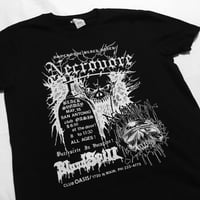 Image 5 of NECROVORE - CLUB OASIS SHOW FLYER III (WHITE PRINT)