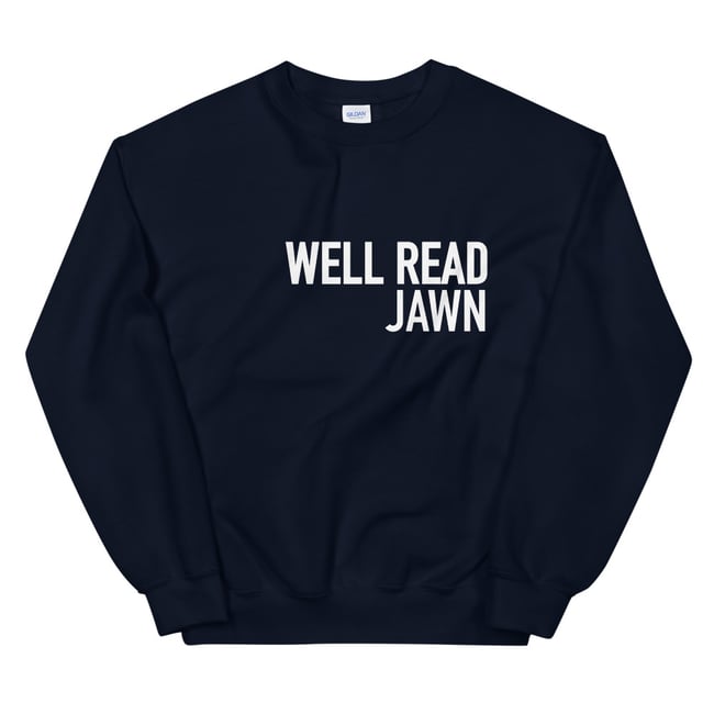 WELL READ JAWN CREW SWEAT