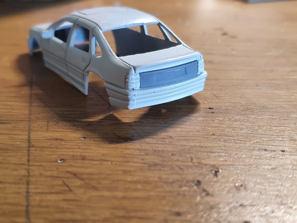 Cavalier replacement rear section for matchbox 