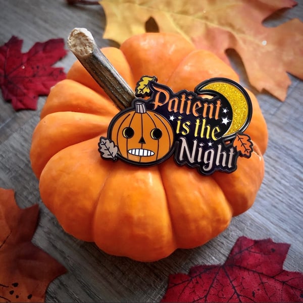 Image of Patient is the Night - Enamel Pin  