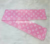 Pink and White LV Headscarf 