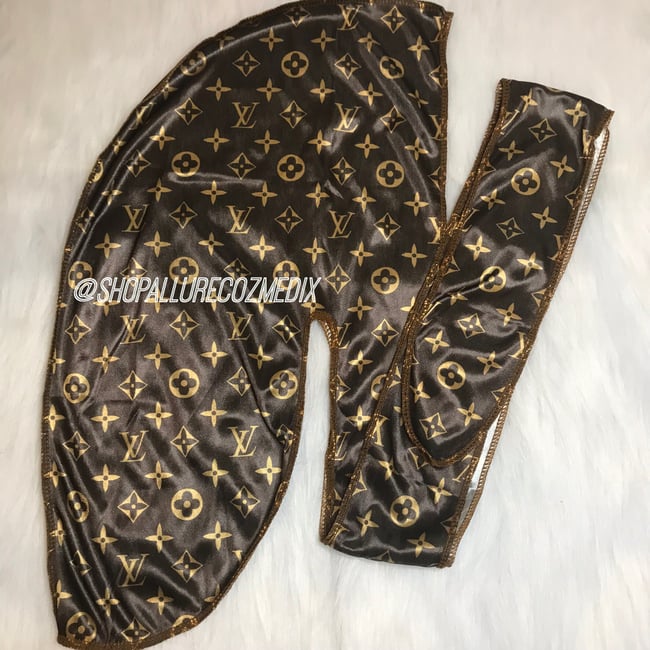 LV Durags: LV Inspired Designer Durags by iCareHair