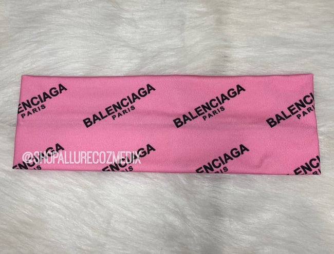 Bienes camuflaje derivación Pink Balenciaga Headband | Allurecozmedix
