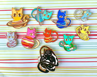 Image 1 of Galacti-Kitty Enamel Pins