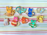 Image 4 of Galacti-Kitty Enamel Pins