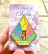 "Heart" Catradora Large Glitter Enamel Pin 