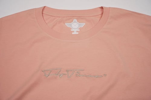 Image of FLYTIMEZ WOMEN'S "SIGNATURE" EMBROIDERED CROP TEE (PINK)