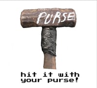 hit it with your purse! slap sticker