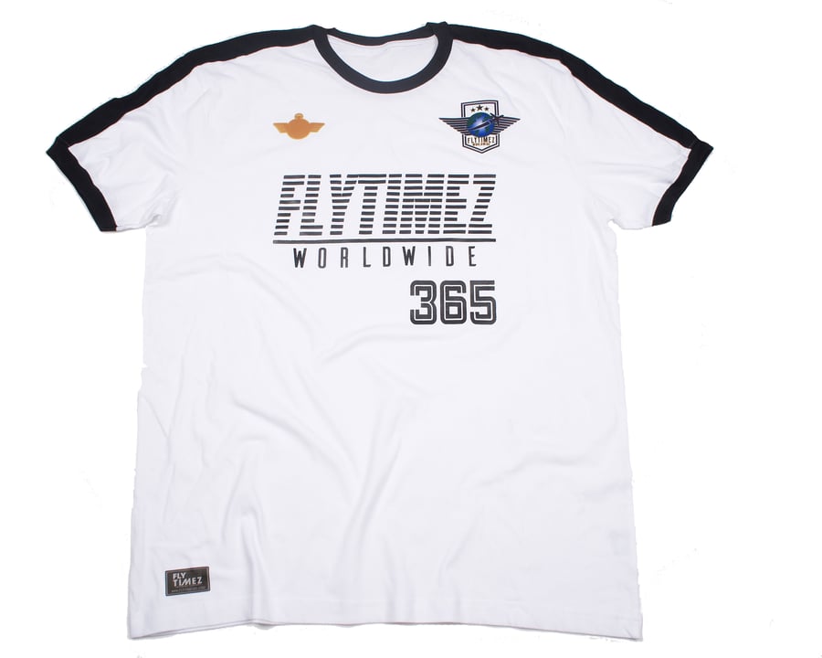 Image of FlyTimez Worldwide "Futbol" Jersey (WHITE)