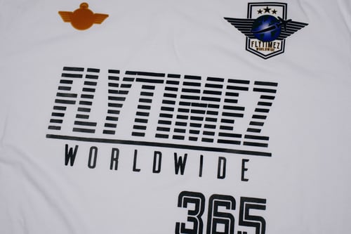 Image of FlyTimez Worldwide "Futbol" Jersey (WHITE)