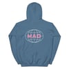 INDIGO BLUE HOODIE LOGO BASIC