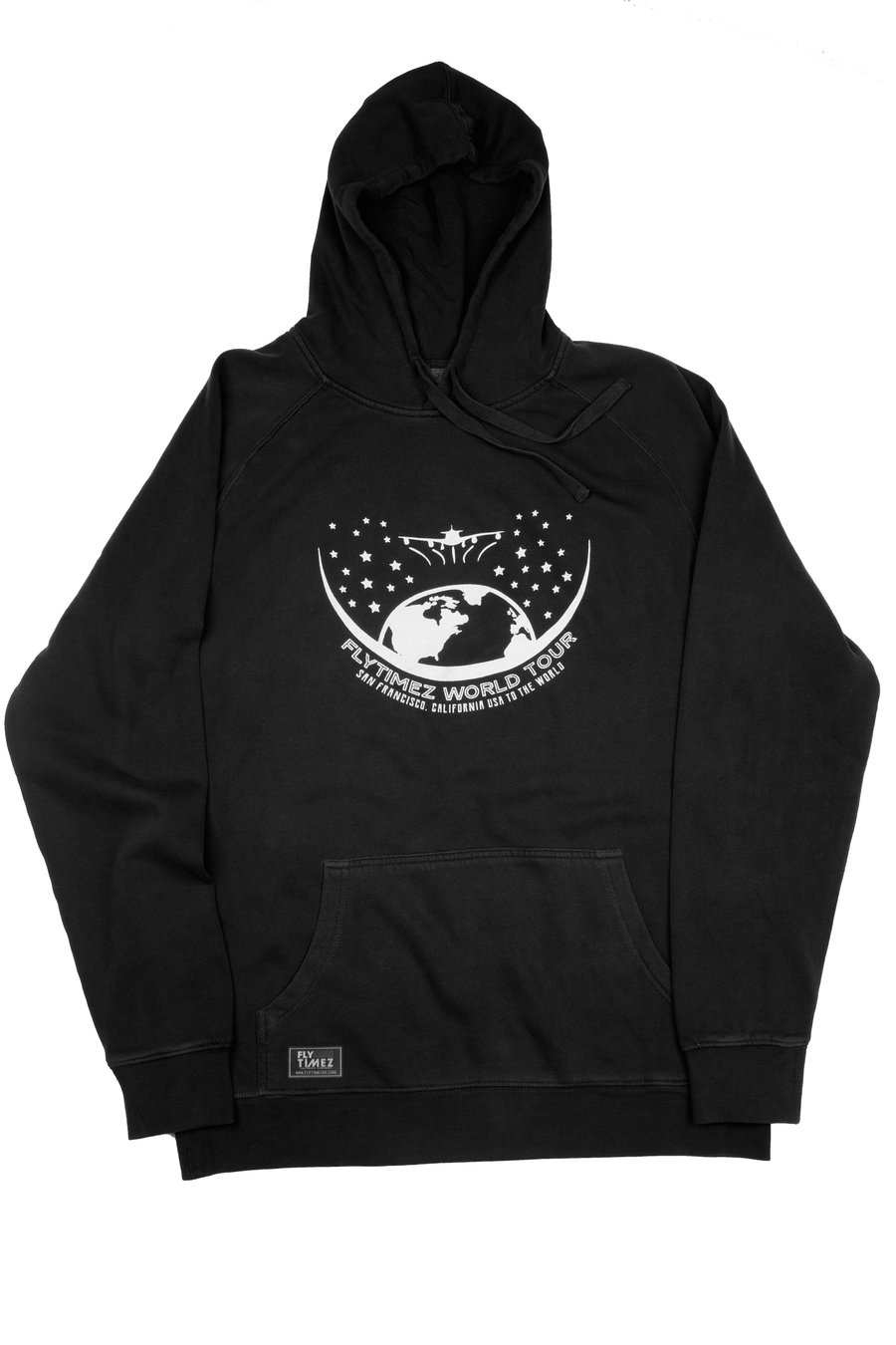 Image of FlyTimez "World Tour" Faded Hoodie (GLOW)
