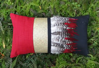 Image 1 of Pohutukawa rectangular cushion