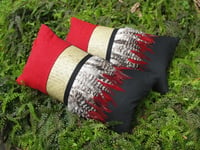 Image 2 of Pohutukawa rectangular cushion