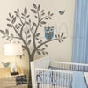 A Giggle and a Hoot Owl Removable Vinyl Wall Decal Art - 090