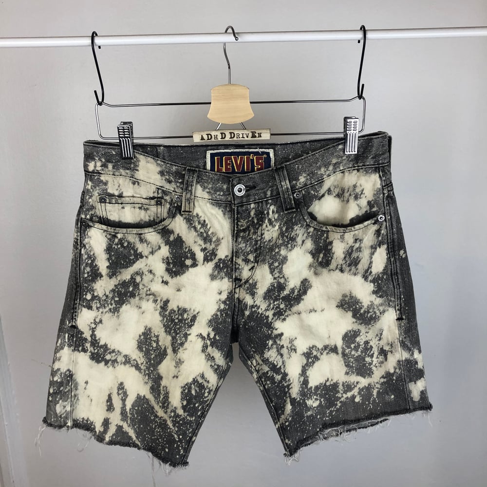 Image of Hand dyed vintage Levis jorts