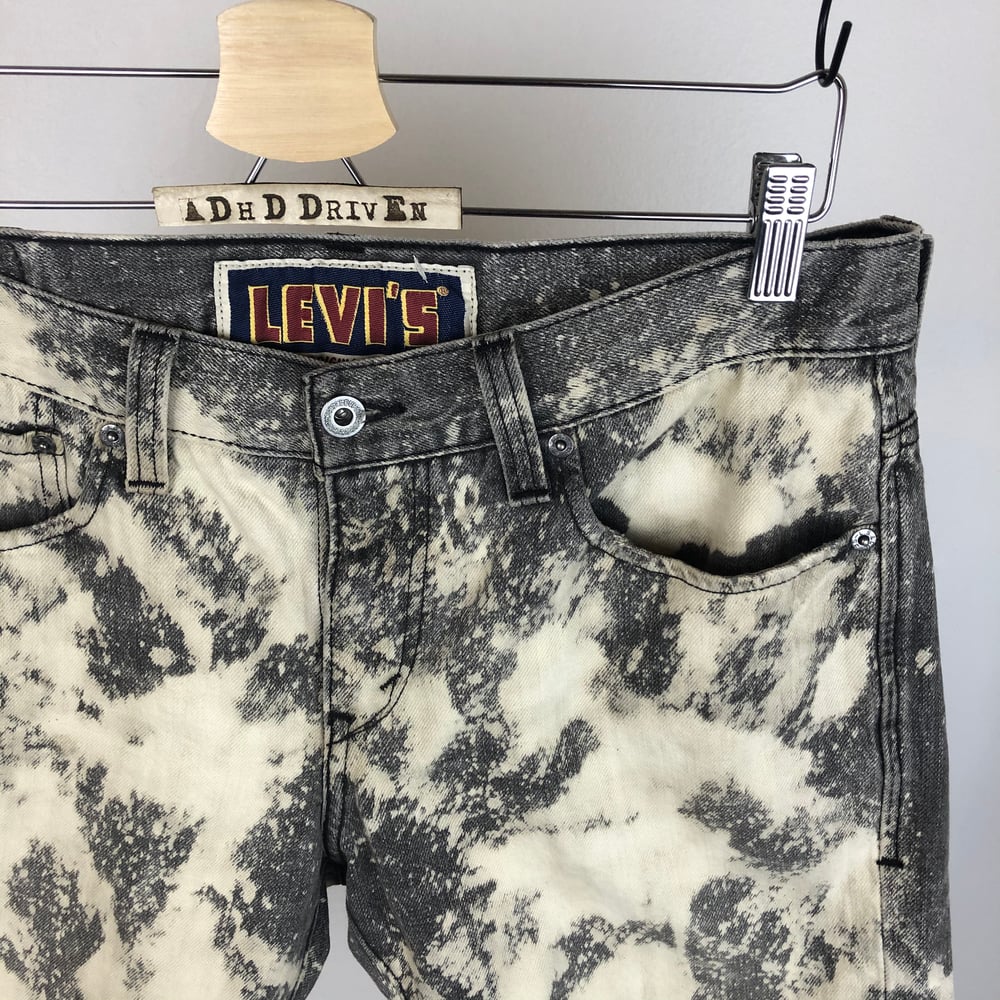 Image of Hand dyed vintage Levis jorts