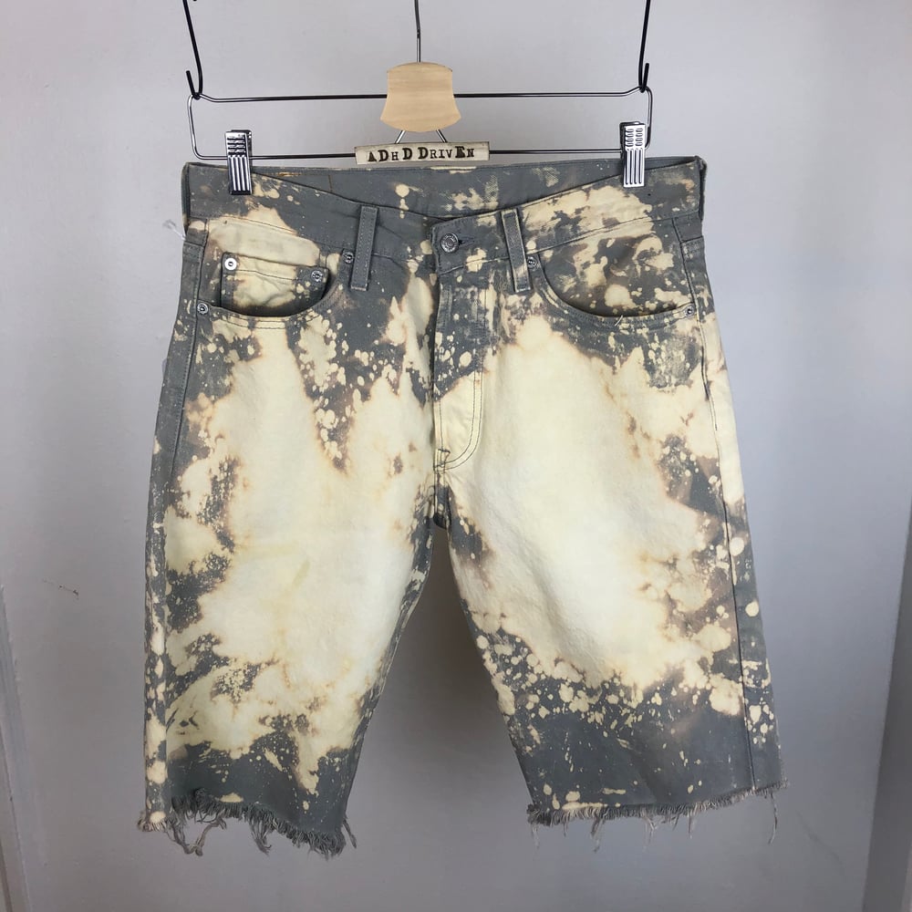 Image of Dyed denim vintage Levis cutoffs 