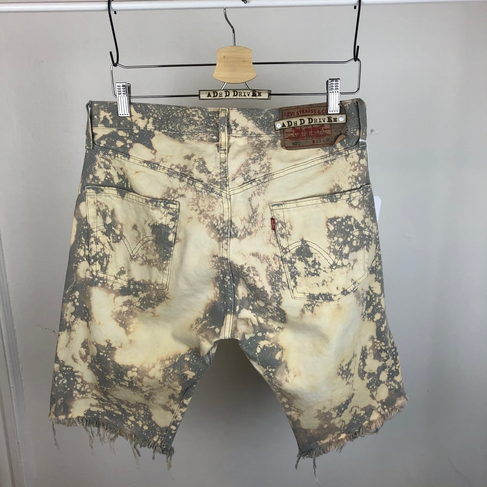 Image of Dyed denim vintage Levis cutoffs 