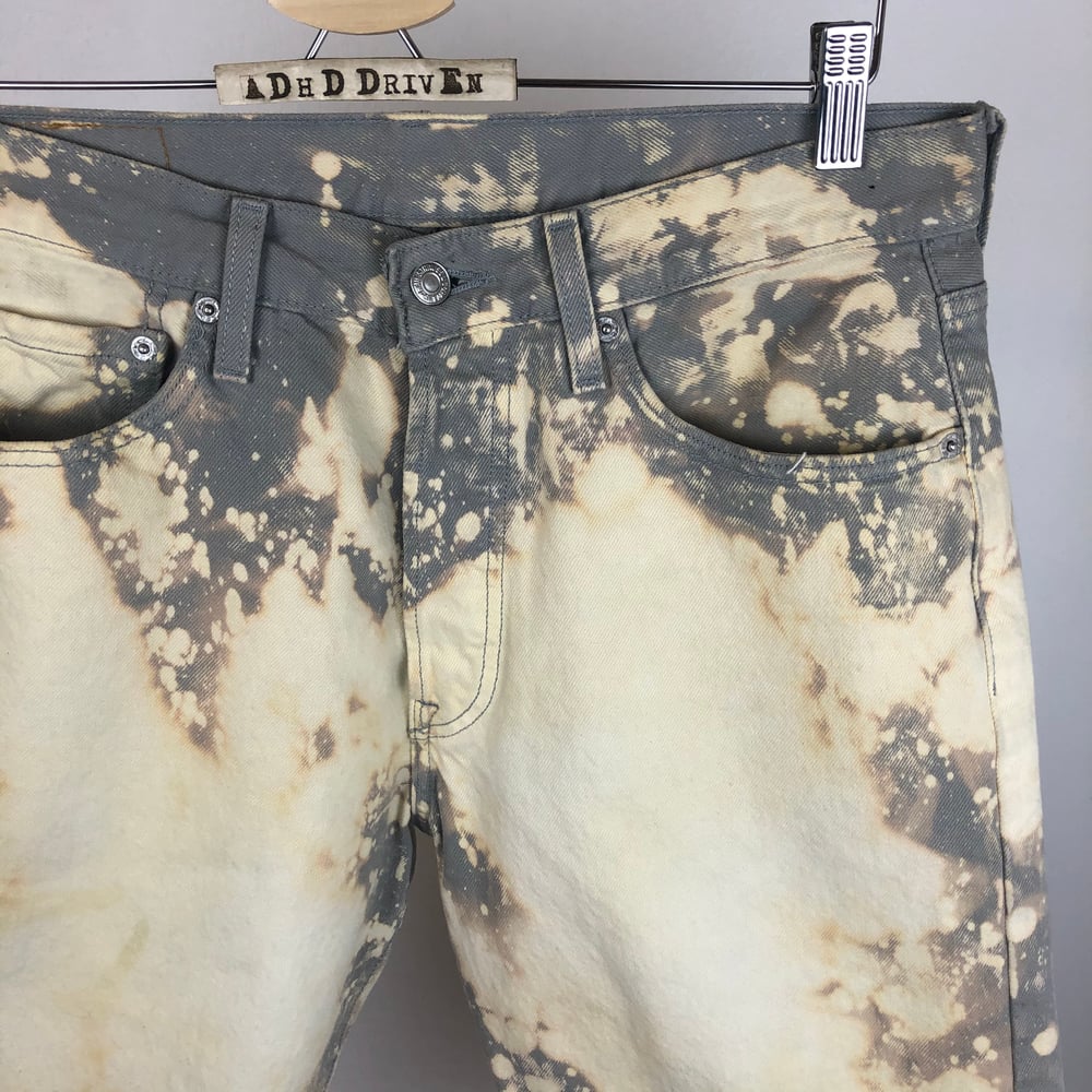 Image of Dyed denim vintage Levis cutoffs 