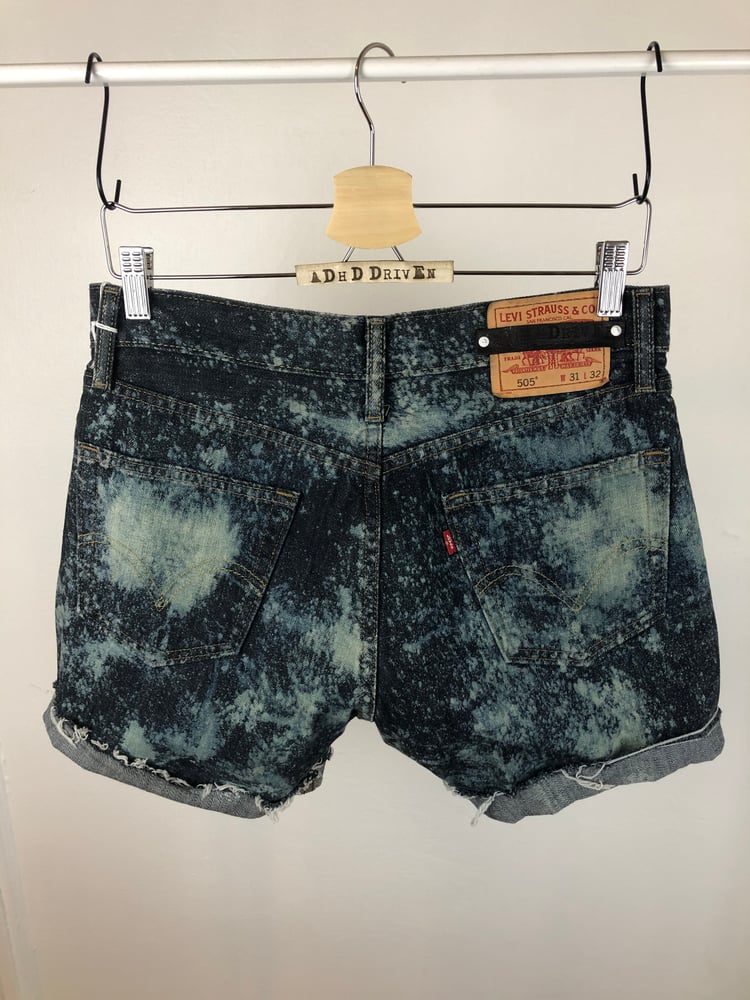 Image of Blue vintage Levis hand dyed 