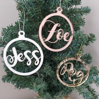 Image 2 of Personalised Christmas Baubles