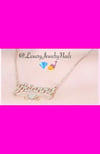 Diamond Name Chain /Up to 20 LETTERS