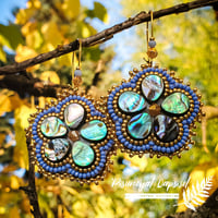 Custom Abalone Florals.