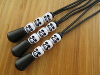 Image 1 of Skull Bead Zipper Pulls