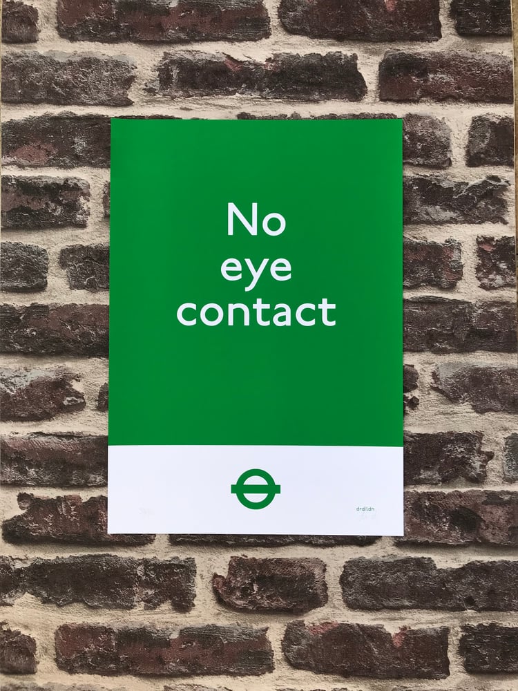 Image of No Eye Contact District Line