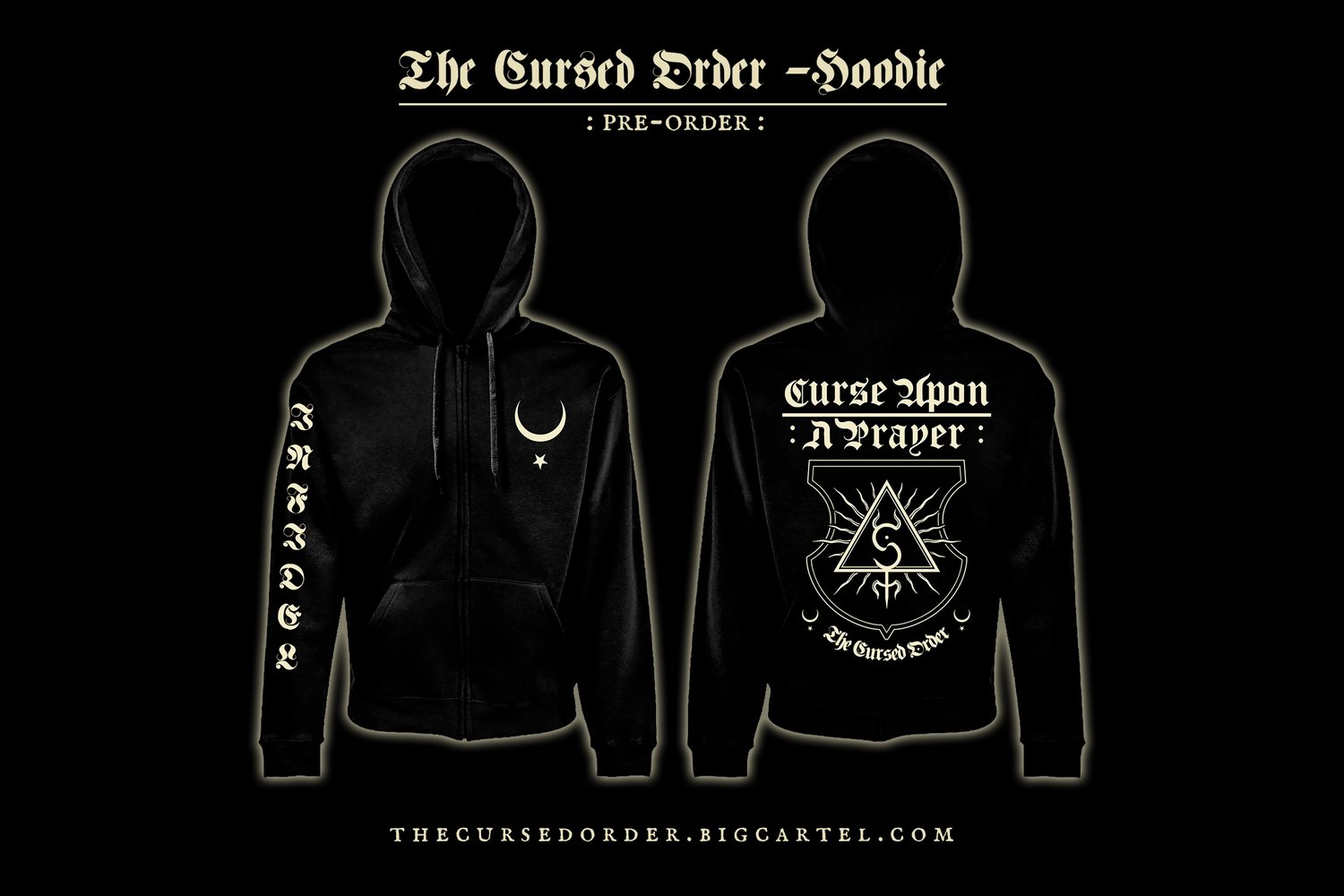 CURSE UPON A PRAYER - 'The Cursed Order' -Hoodie