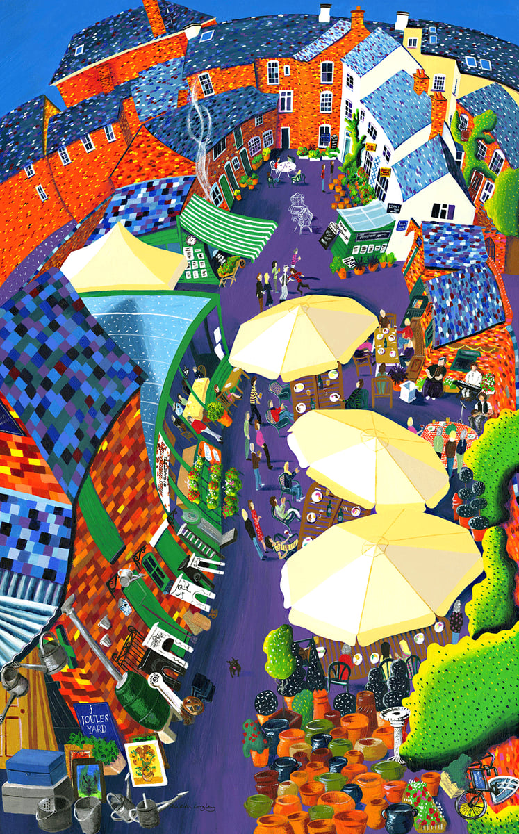 Market Harborough Joules Yard Print Mikki Longley Creative